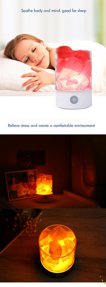 USB Himalayan Sea Salt Crystal Light