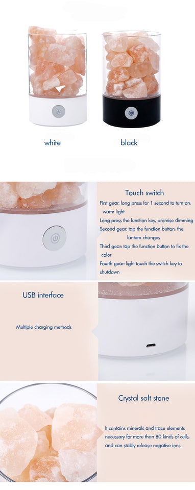 USB Himalayan Sea Salt Crystal Light