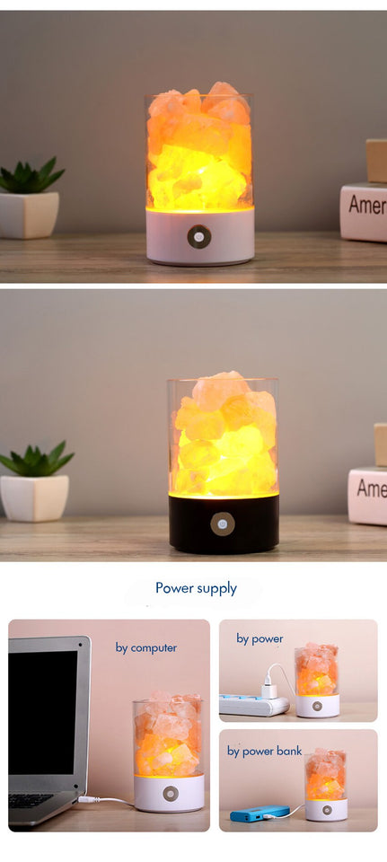 USB Himalayan Sea Salt Crystal Light