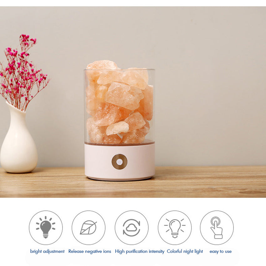 USB Himalayan Sea Salt Crystal Light
